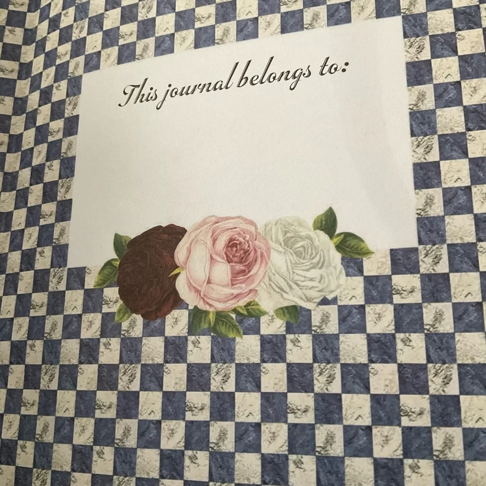 Retro hard cover retired Journal by Anne Taintor 9x6” includes handmade pen.